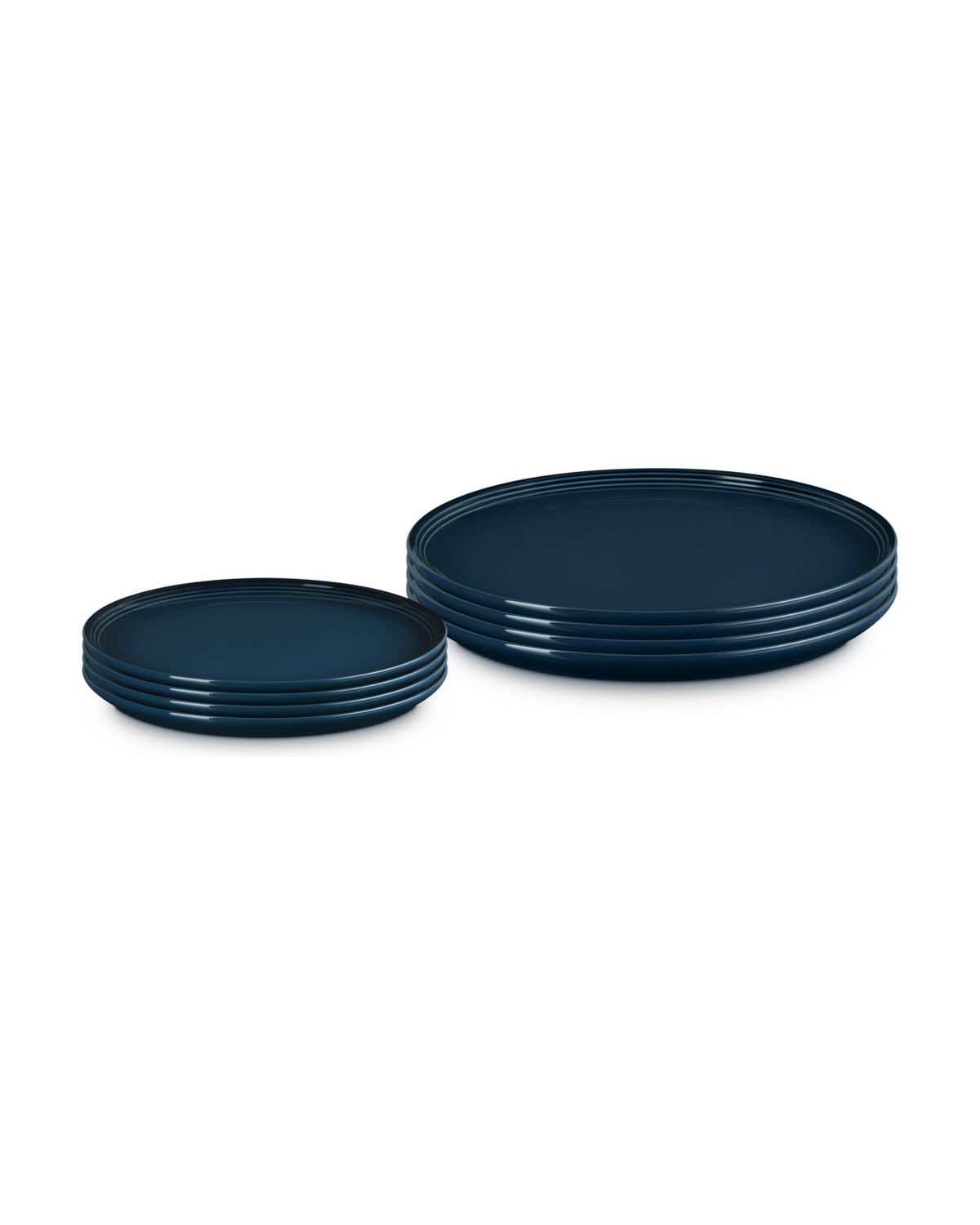 Le Creuset Stoneware Coupe 8-piece Dinnerware Set – Nuit