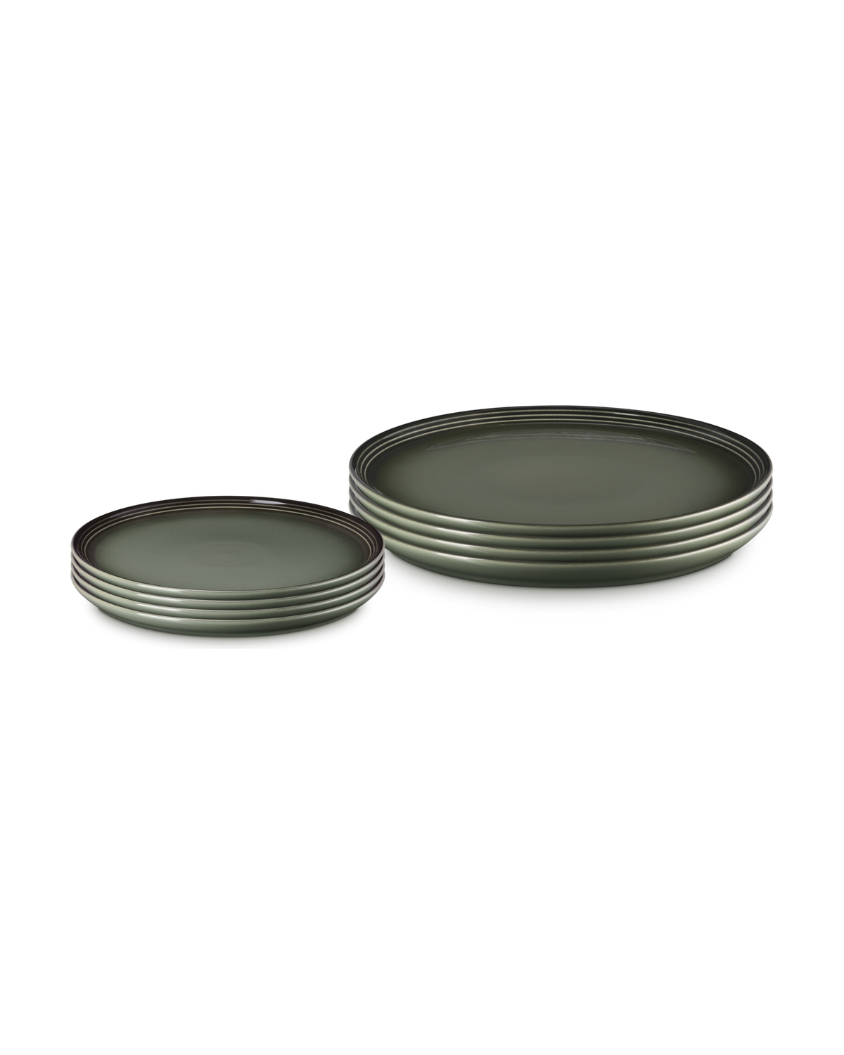 Le Creuset Stoneware Coupe 8-piece Dinnerware Set – Thyme