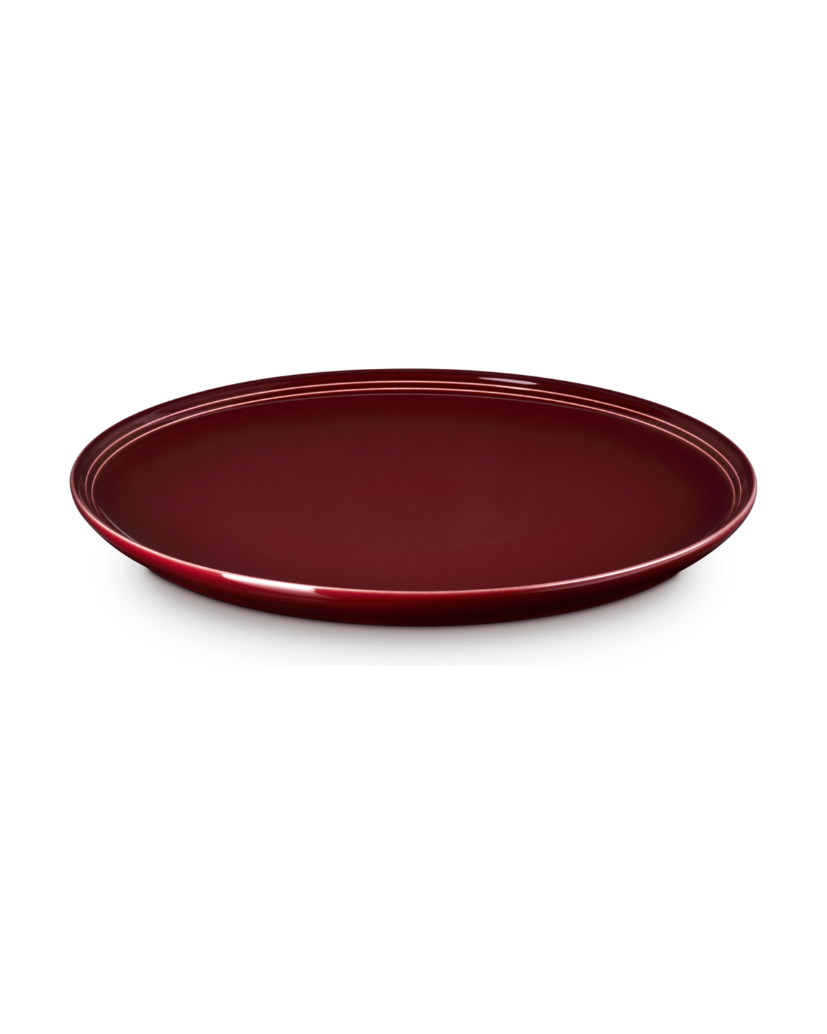 Le Creuset Stoneware Coupe Dinner Plate – Garnet