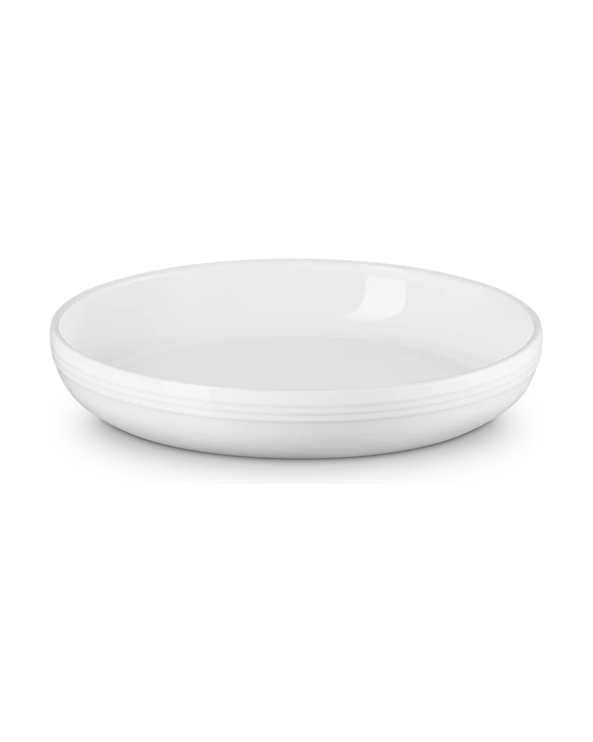 Le Creuset Stoneware Coupe Pasta Bowl – White