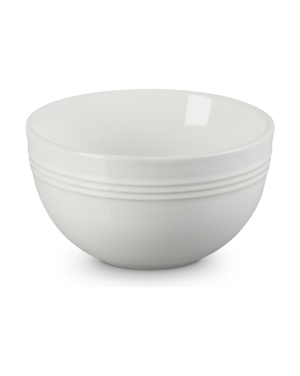 Le Creuset Stoneware Coupe Snack Bowl – White