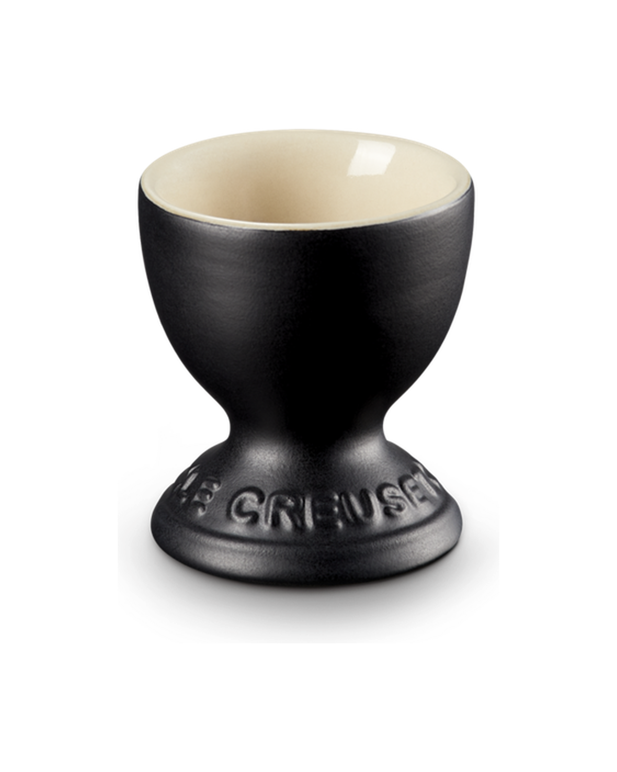 Le Creuset Stoneware Egg Cup – Satin black