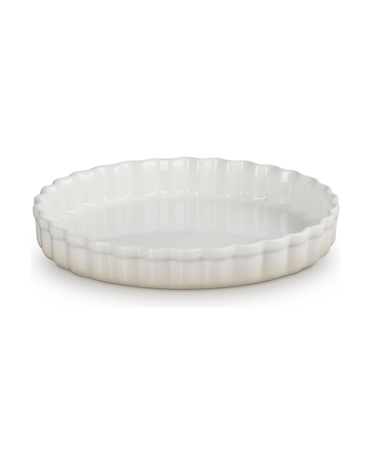 Le Creuset Stoneware Fluted Flan Dish – Meringue