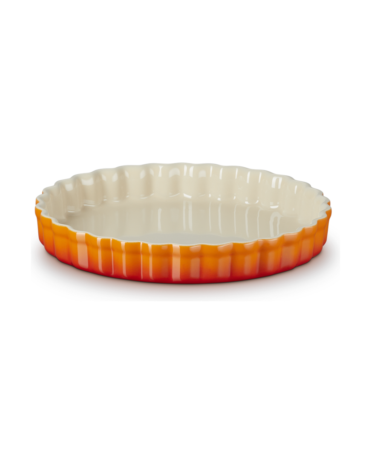Le Creuset Stoneware Fluted Flan Dish – Volcanic