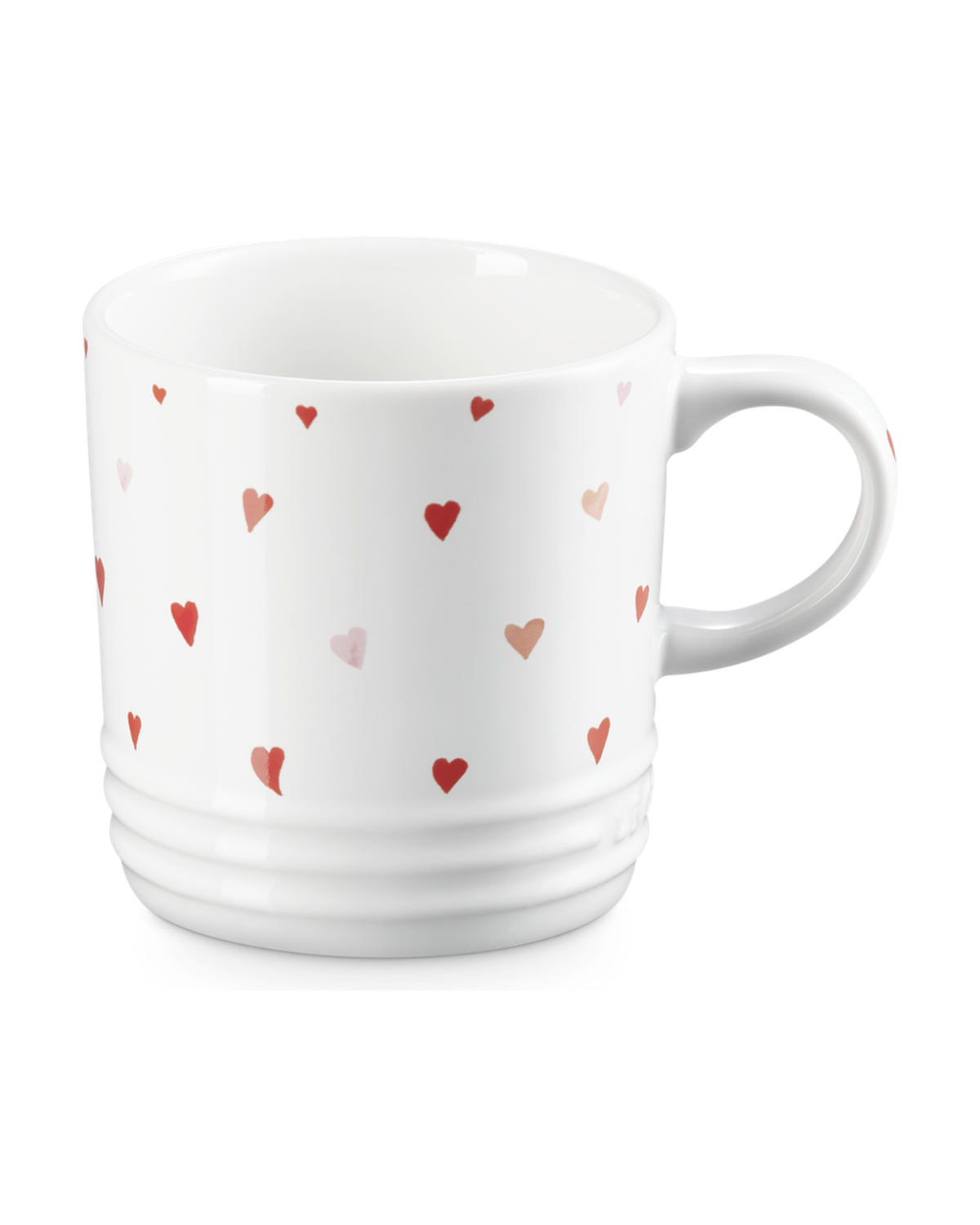 Le Creuset Stoneware Hearts Mug – White