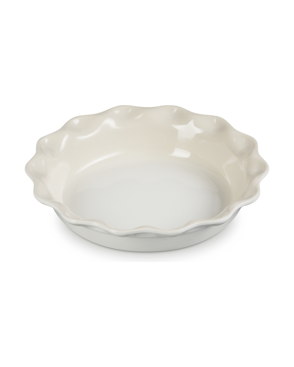 Le Creuset Stoneware Heritage Round Pie Dish – Meringue