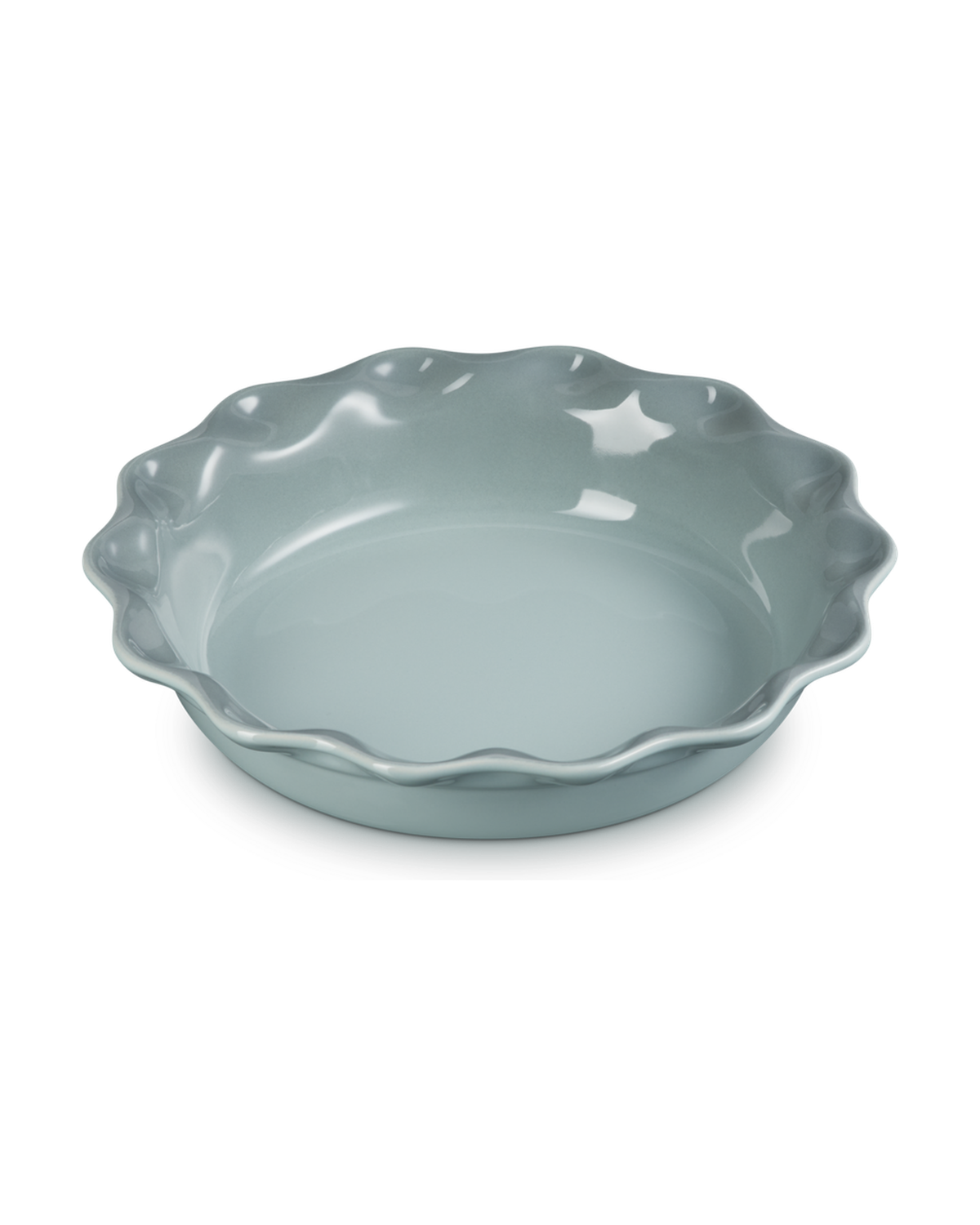 Le Creuset Stoneware Heritage Round Pie Dish – Sea Salt