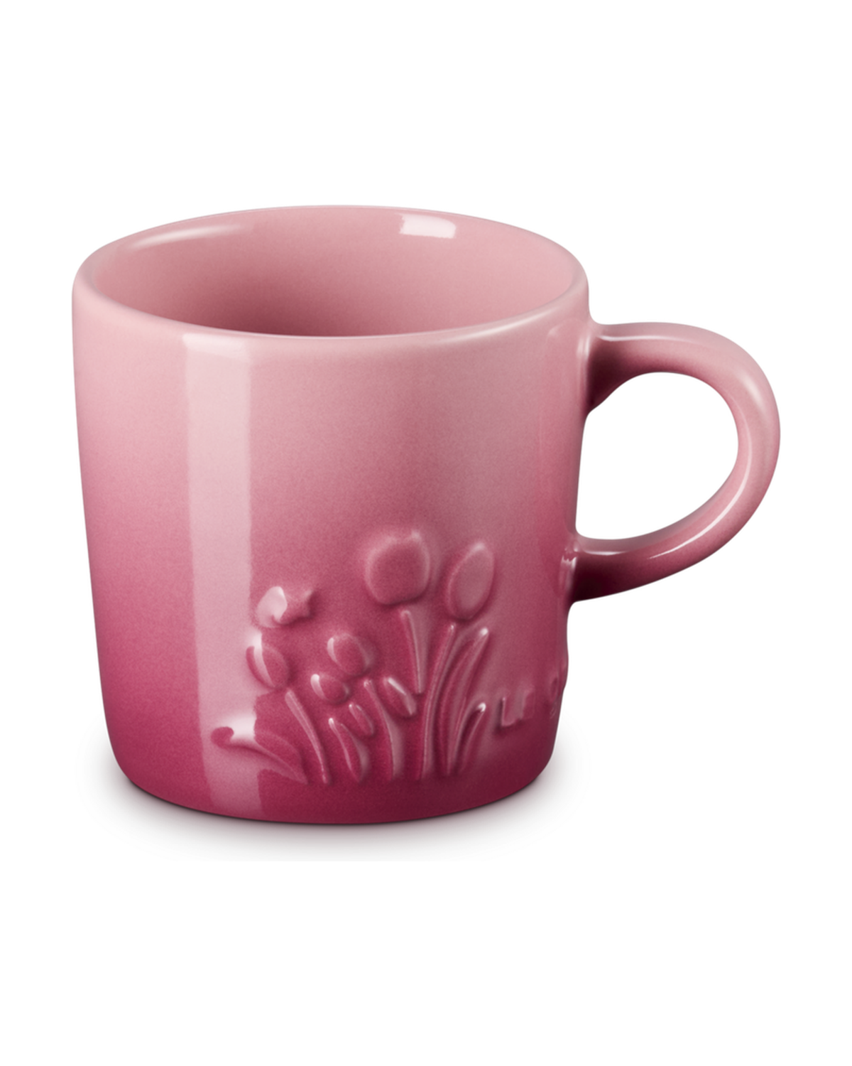 Le Creuset Stoneware Jardin Cappuccino Mug – Rose Quartz