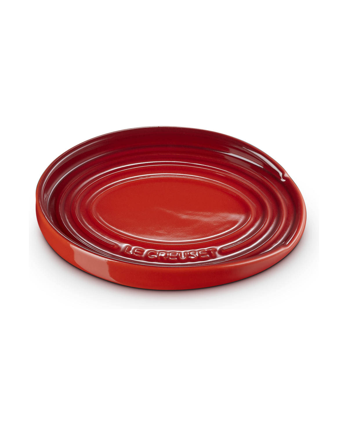 Le Creuset Stoneware Oval Spoon Rest – Cerise