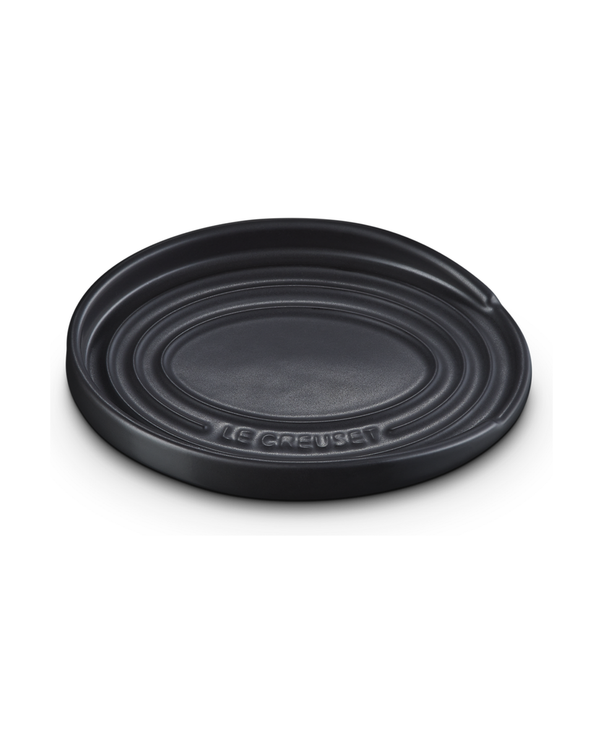 Le Creuset Stoneware Oval Spoon Rest – Satin black