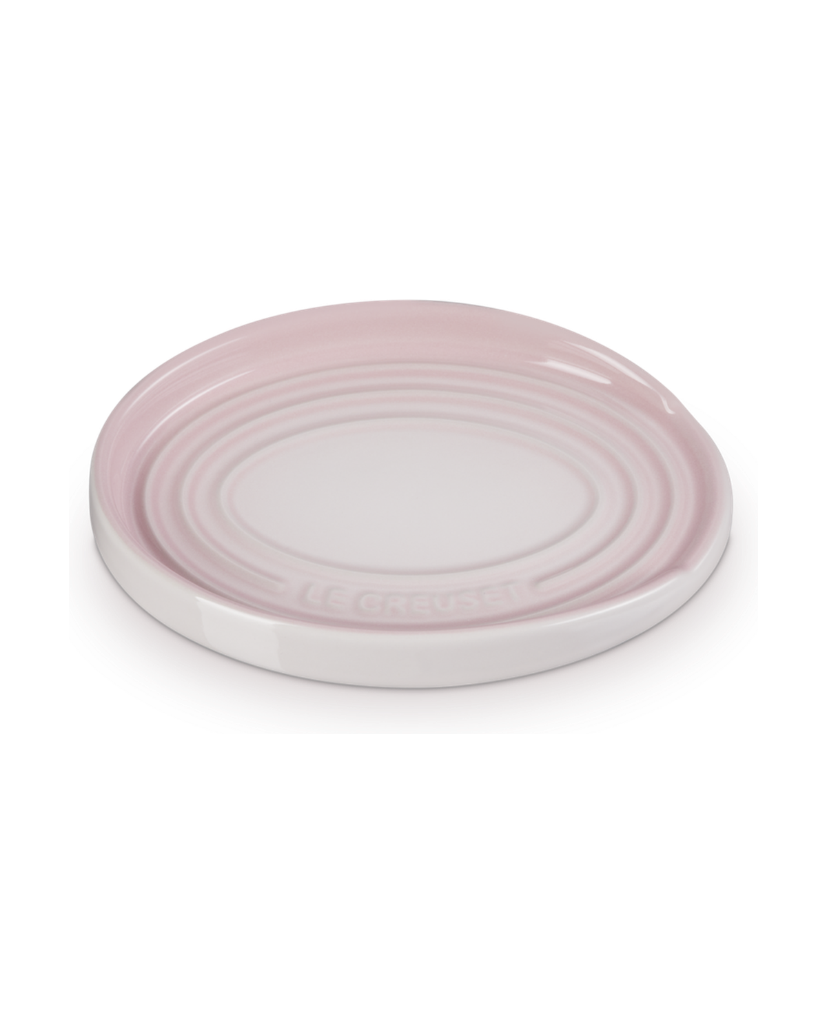 Le Creuset Stoneware Oval Spoon Rest – Shell Pink