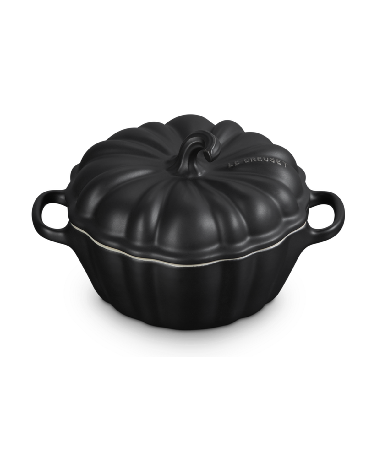 Le Creuset Stoneware Pumpkin Mini Casserole – Satin black