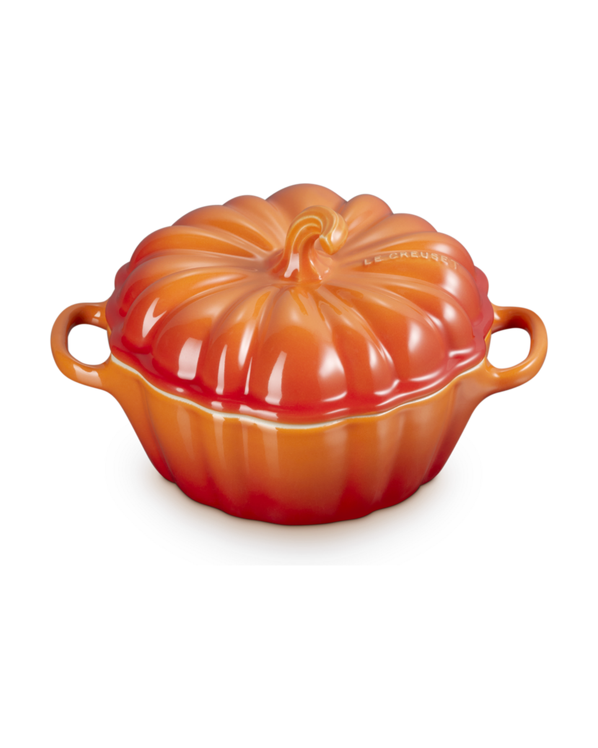 Le Creuset Stoneware Pumpkin Mini Casserole – Volcanic