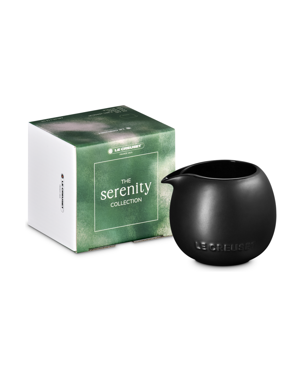 Le Creuset Stoneware Serenity Milk Jug – Satin black