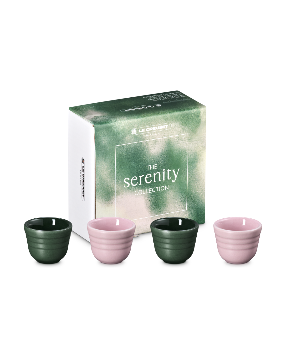 Le Creuset Stoneware Serenity Set of 4 Egg Cups – Multicolour