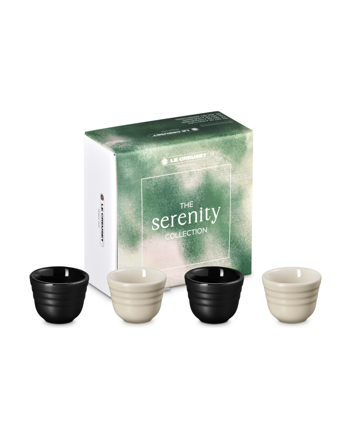 Le Creuset Stoneware Serenity Set of 4 Egg Cups – Multicolour