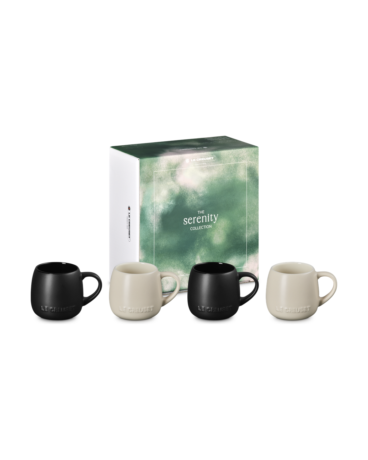 Le Creuset Stoneware Serenity Set of 4 Mugs – Multicolour
