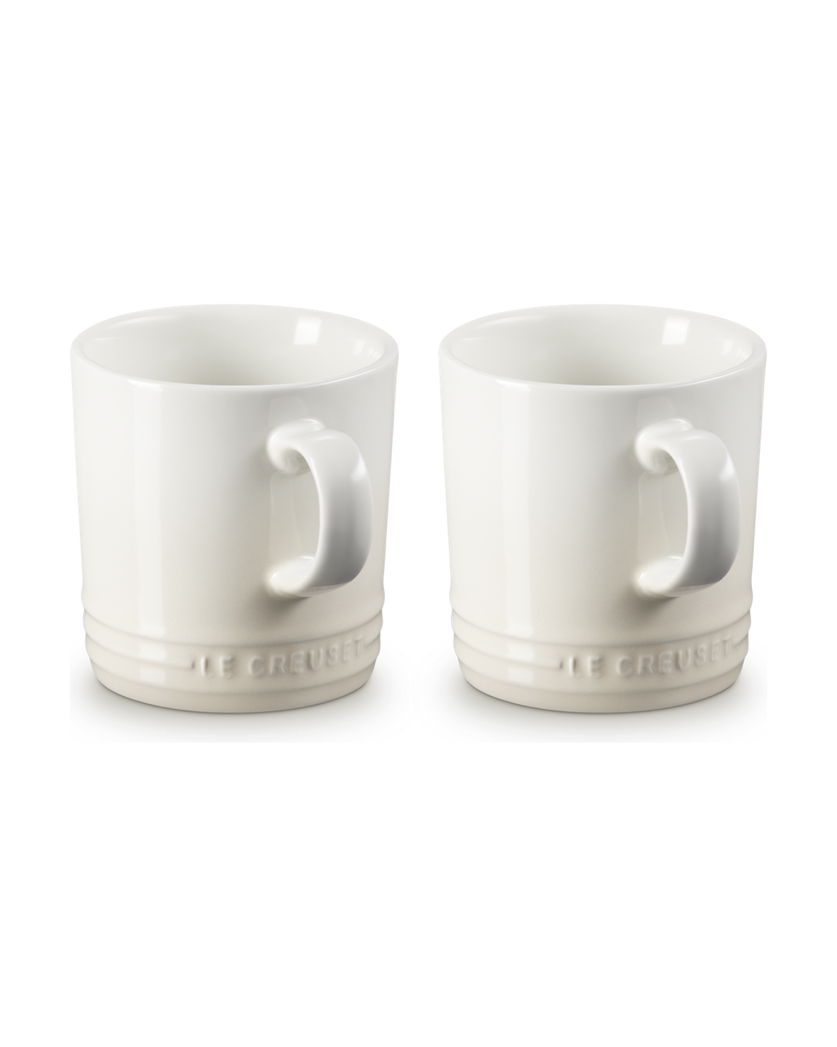 Le Creuset Stoneware Set of 2 Mugs – Meringue