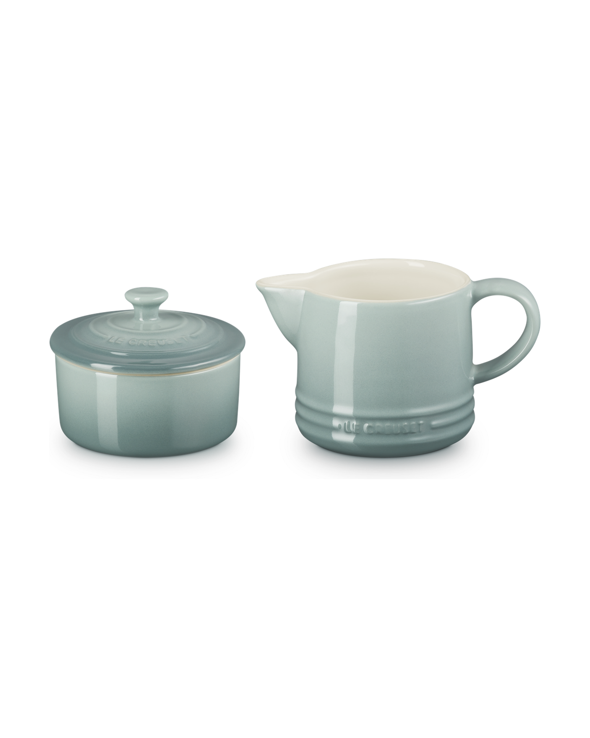 Le Creuset Stoneware Signature Milk and Sugar Set – Sea Salt