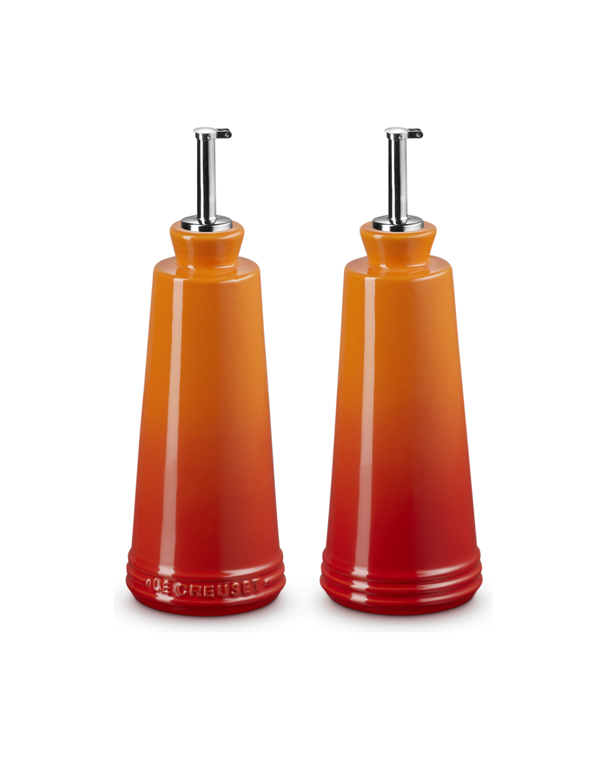 Le Creuset Stoneware Signature Oil and Vinegar Set – Volcanic