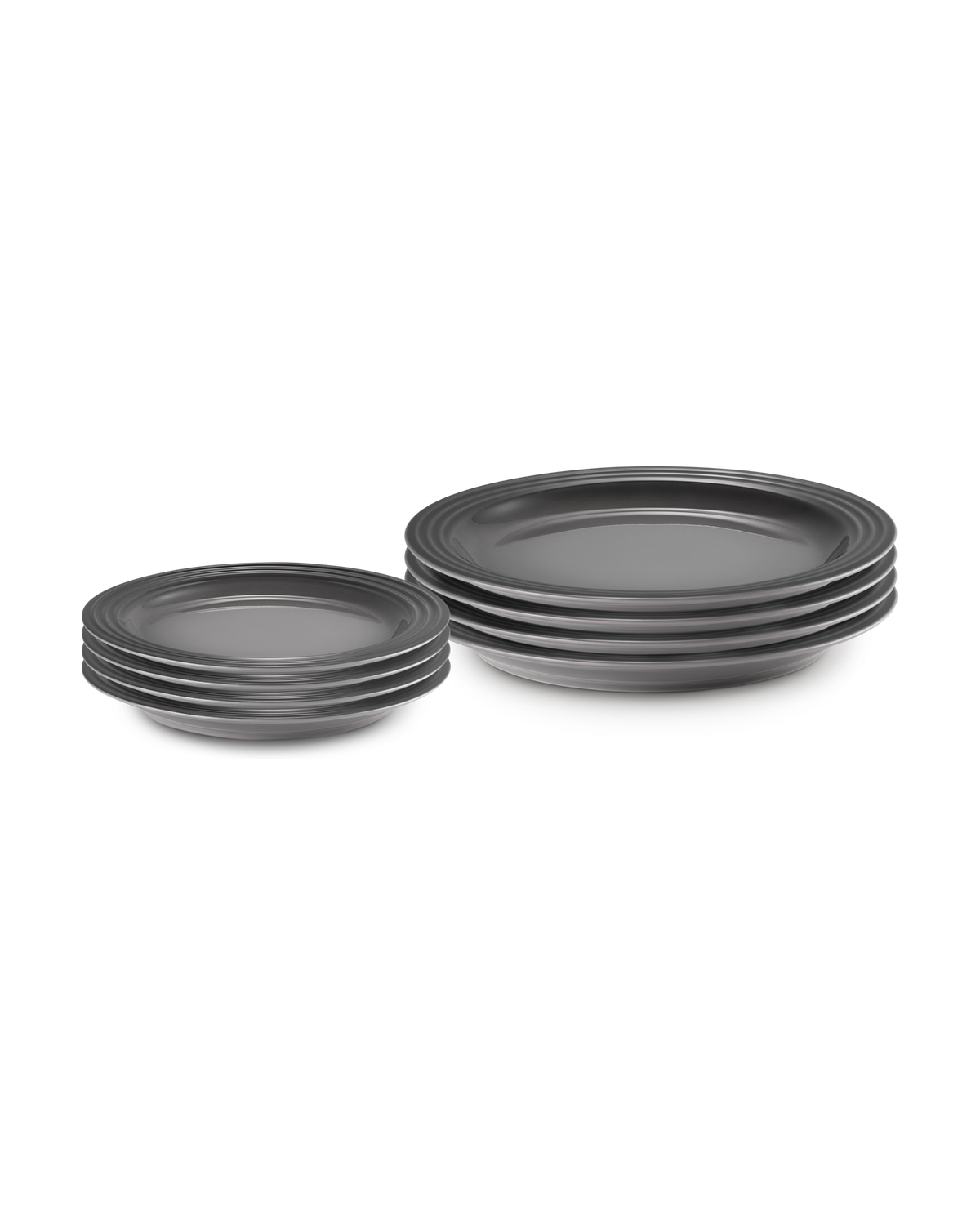 Le Creuset Stoneware Vancouver 8-piece Dinnerware Set – Flint