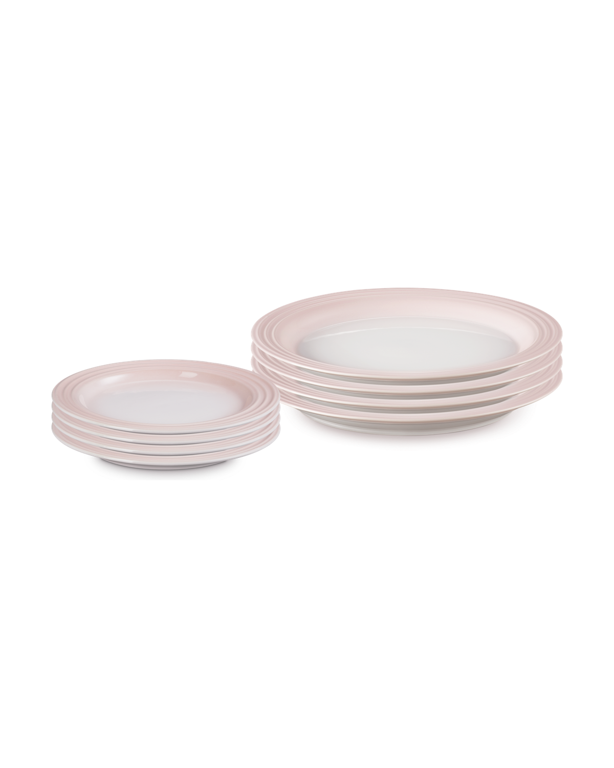 Le Creuset Stoneware Vancouver 8-piece Dinnerware Set – Shell Pink