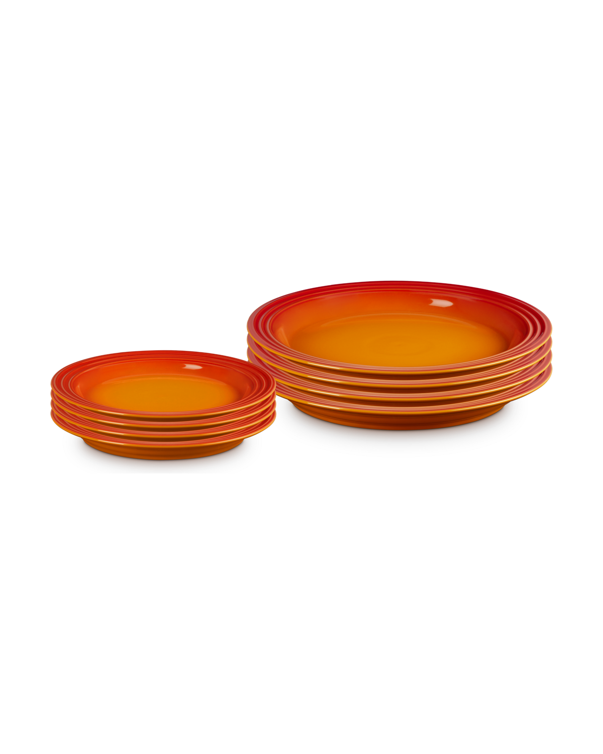 Le Creuset Stoneware Vancouver 8-piece Dinnerware Set – Volcanic