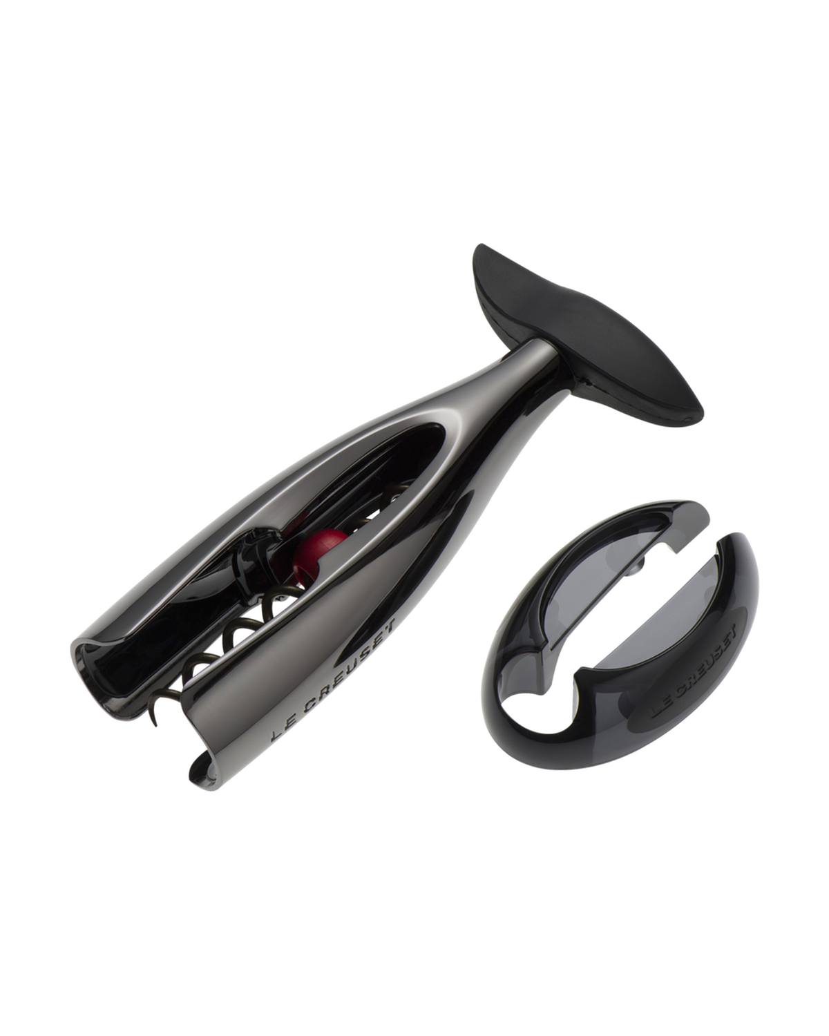 Le Creuset Table Corkscrew with Foil Cutter GS 300 – Black Nickel