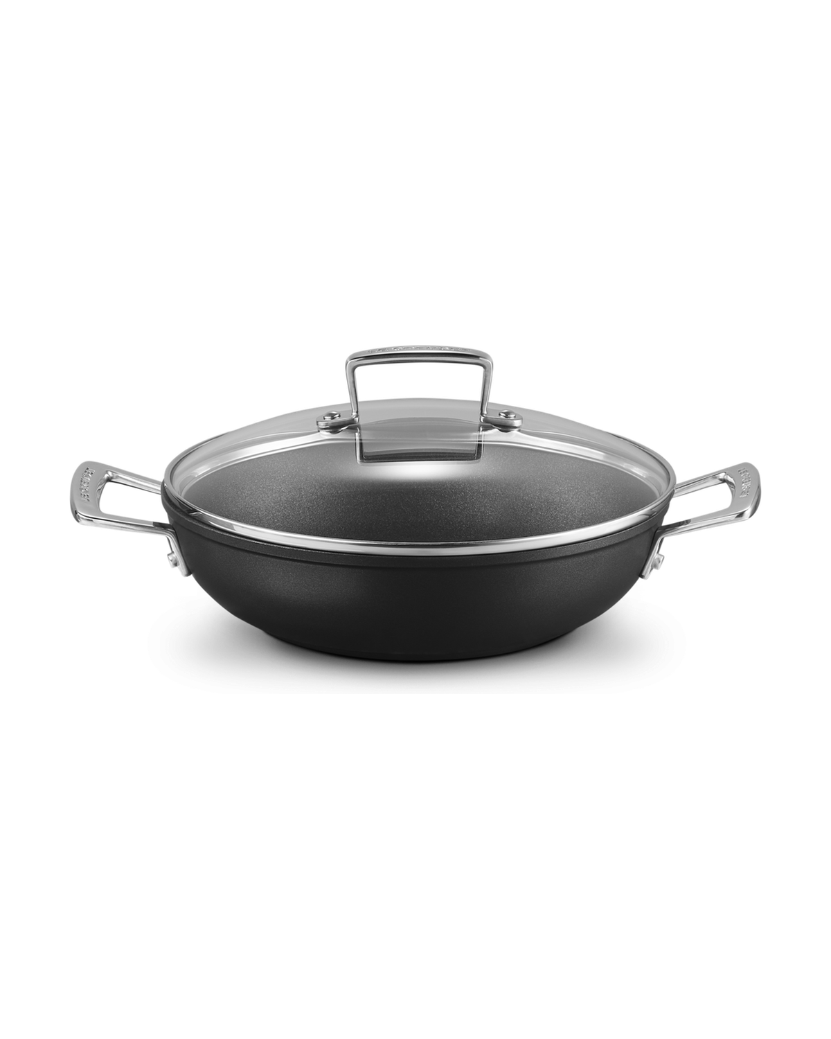 Le Creuset Toughened Non-Stick Shallow Casserole with Glass Lid